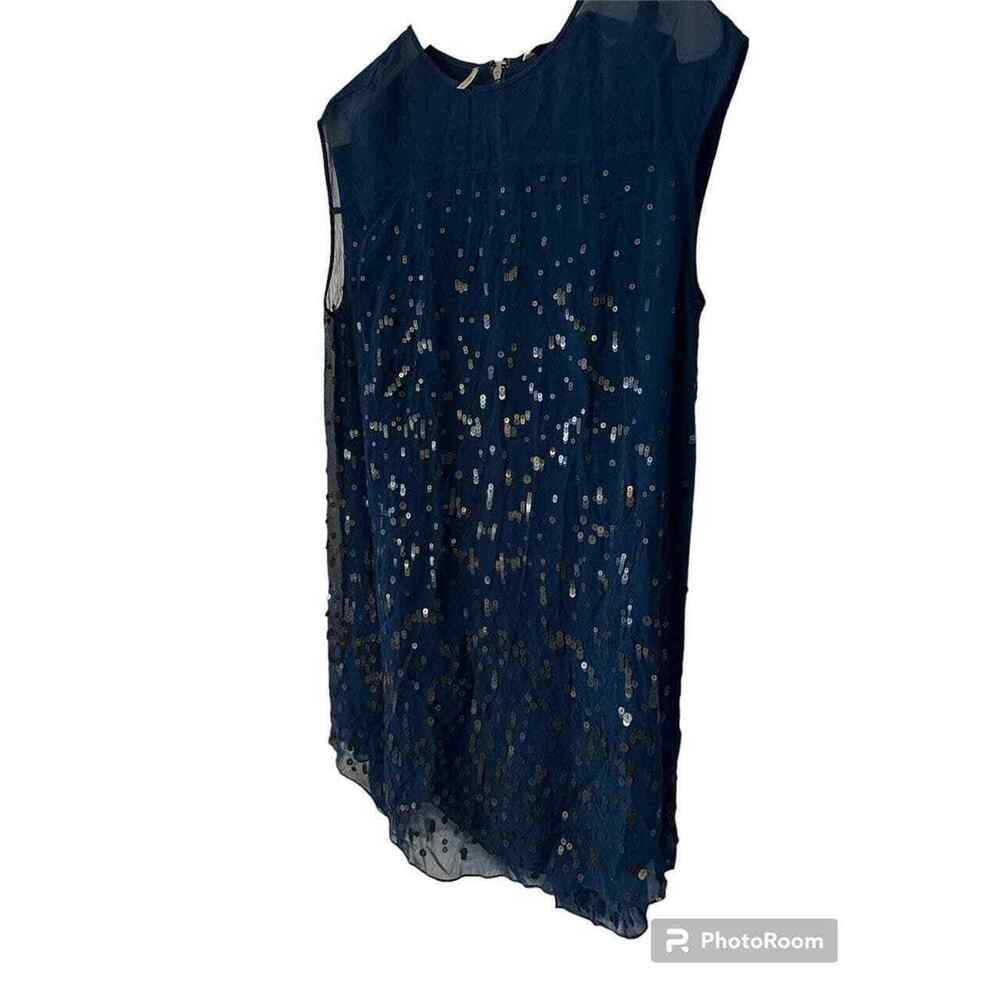 NWTGS REBECCA TAYLOR SILK SEQUIN MINI DRESS SZ 4 RTS $650